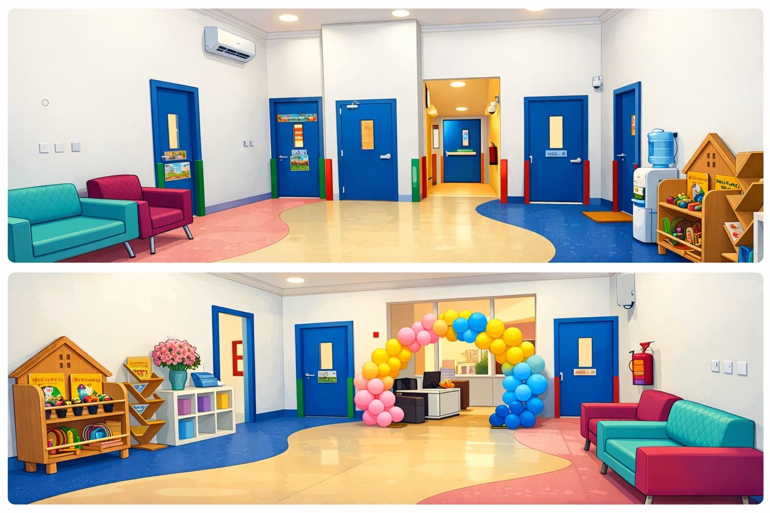 أطفال يتعلمون